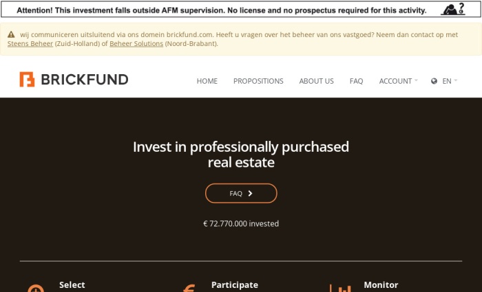 BrickFund screenshot